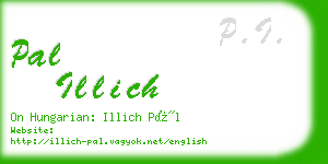 pal illich business card